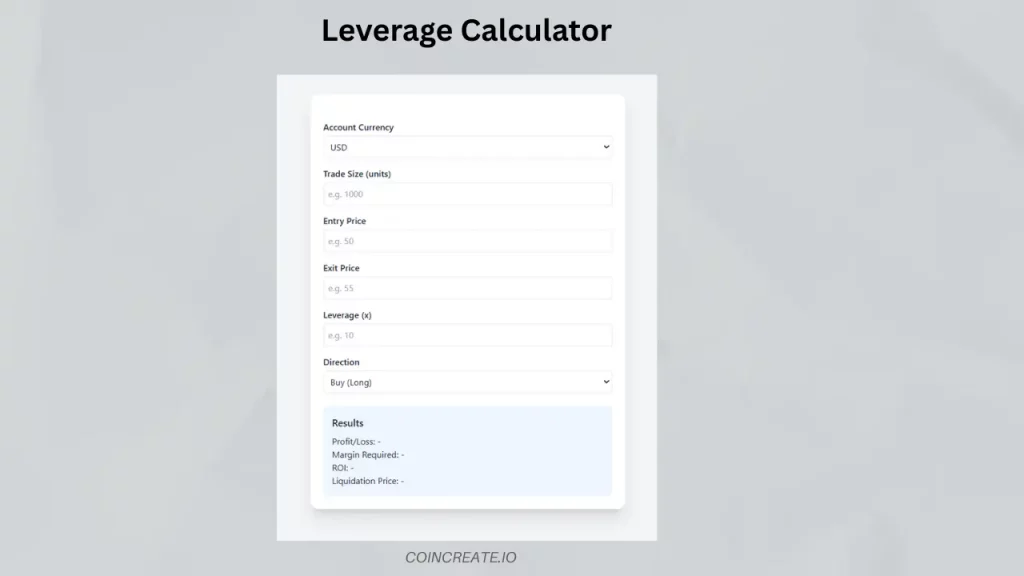 Leverage Calculator